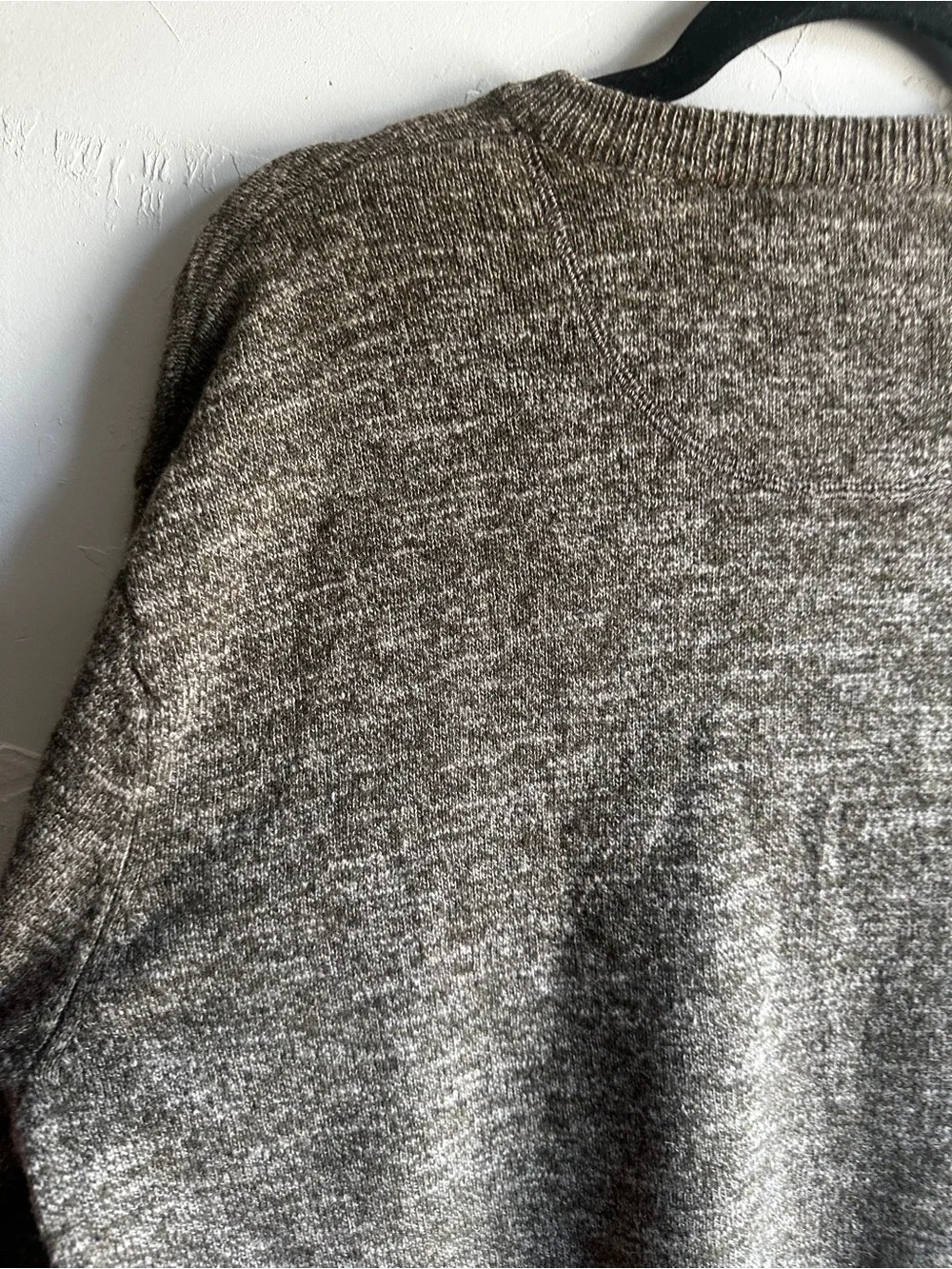 Orvis Merino Wool V Neck Sweater Earth Tone Granola Mountaincore Heritage Sz L
